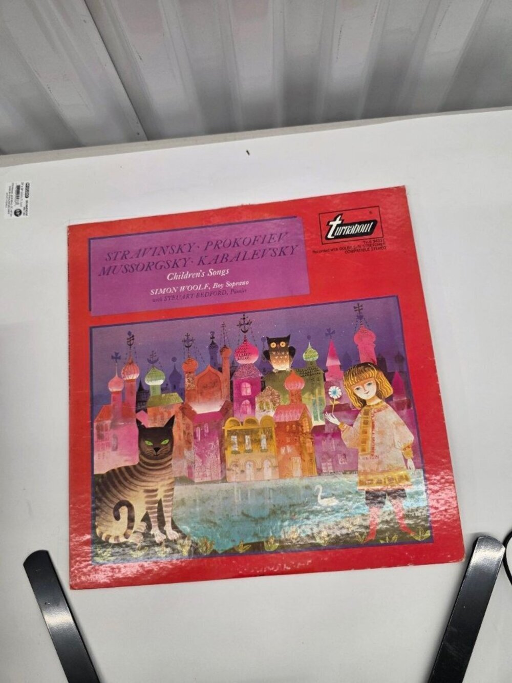Stravinsky Prokofiev Mussorgsky Kabalevsky Children's Songs LP 1969 Turnabout